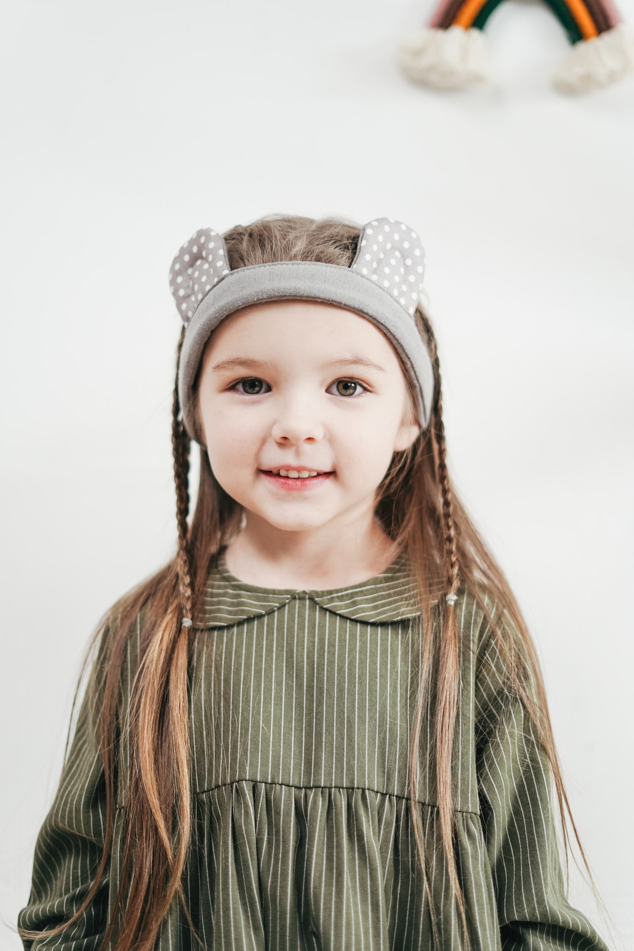 Dresses Cotton Blend Printed One Piece Jumpsuit For Girls