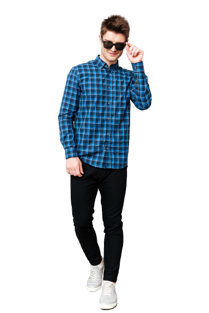 Men Slim Fit Solid Casual Shirt